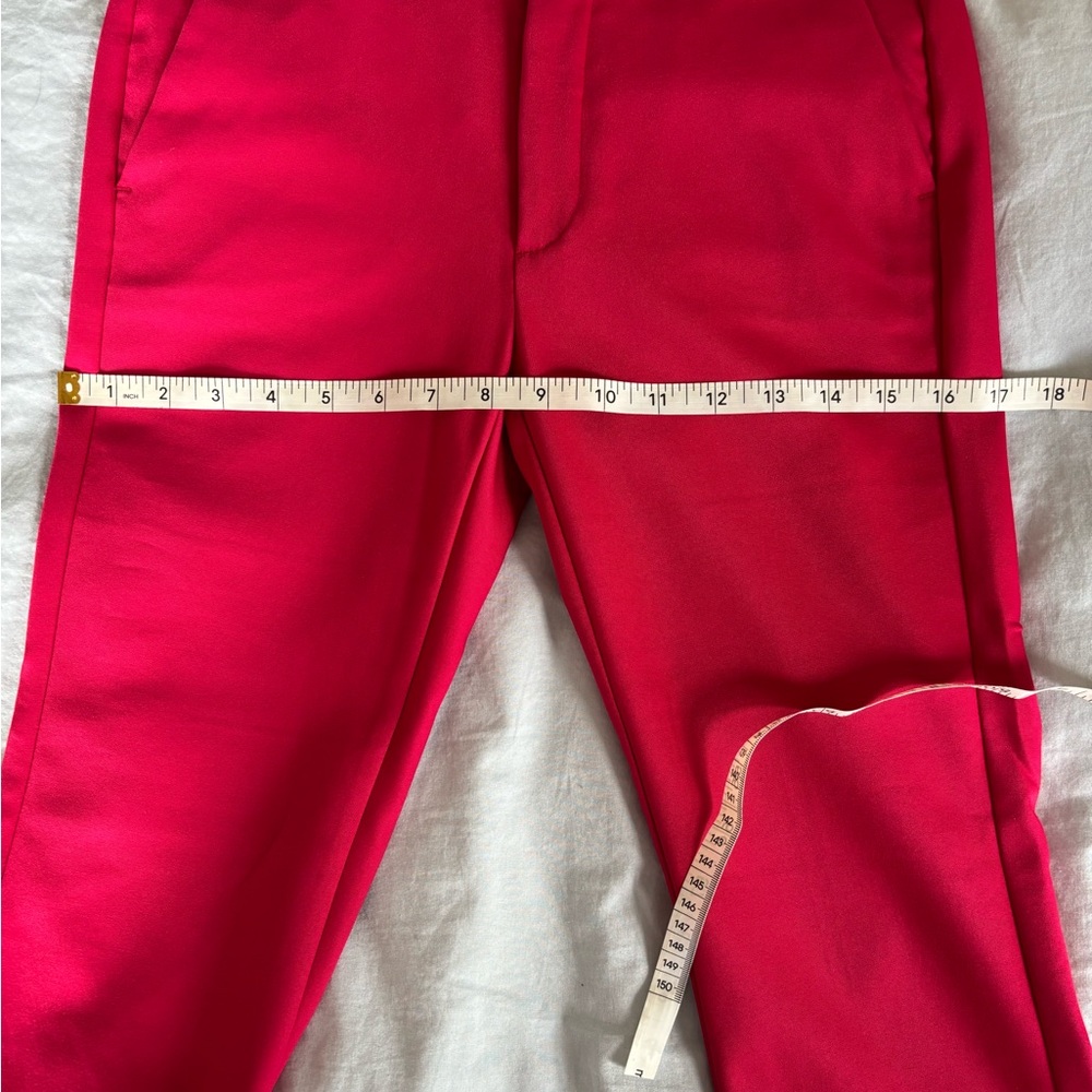 Mos Mosh Fuchsia Pants with Ankle Flare-Leg Design - Picture 9 of 13